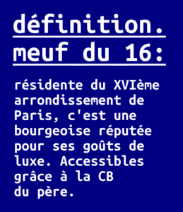 Définition meuf du 16